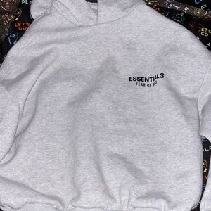 Essentials Light Gray Hoodie